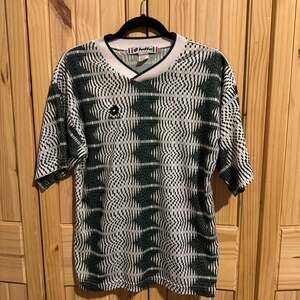 Vintage Lotto Abstract Geometric Soccer Jersey